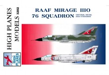 High Planes Dassault Mirage IIIO RAAF 76 Sqn (Decals 1:32)