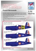 High Planes Chance Vought F4U-7 Corsair detail set