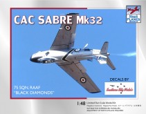 High Planes CAC 'Avon' Sabre Black Diamonds 75 Squadron